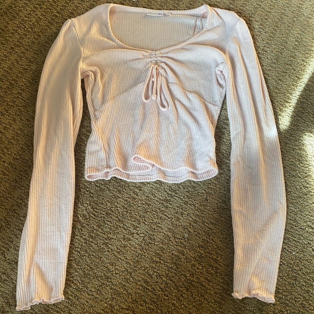 baby pink long sleeve